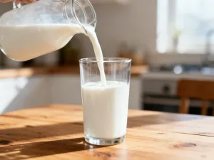 Miska świeżego serka wiejskiego z koperkiem na jasnym, kuchennym blacie w świetle poranka.